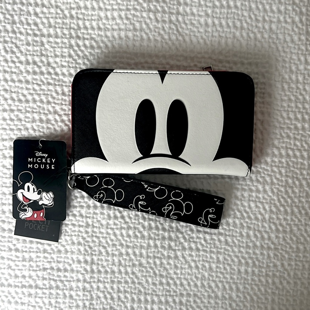 Disney Mickey Mouse Phone Wallet Wristlet